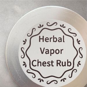 Herbal Vapor Chest Rub with Mullein, Peppermint, Eucalyptus Balm